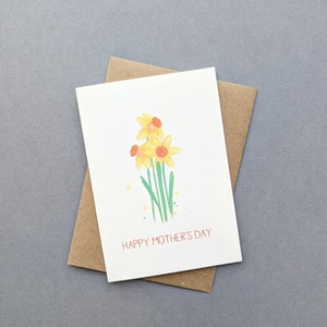 Tarjeta del Día de la Madre / Narcisos
