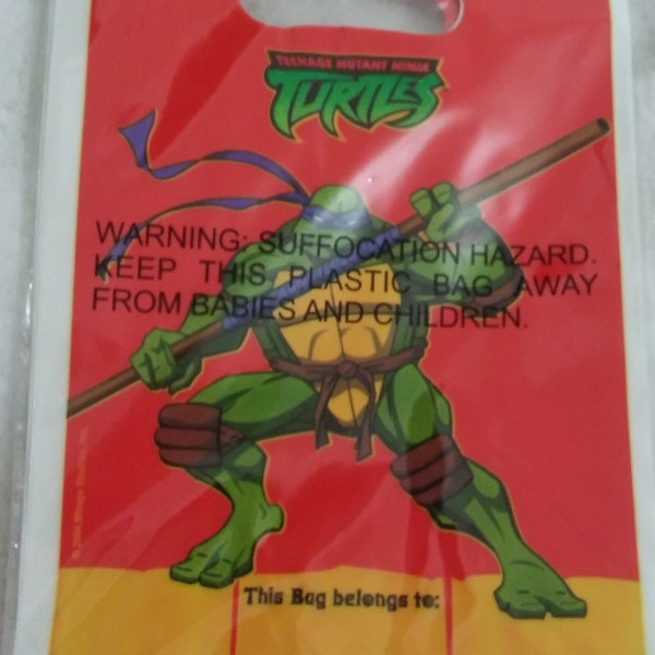 8 x Ninja Turtles Loot Bags