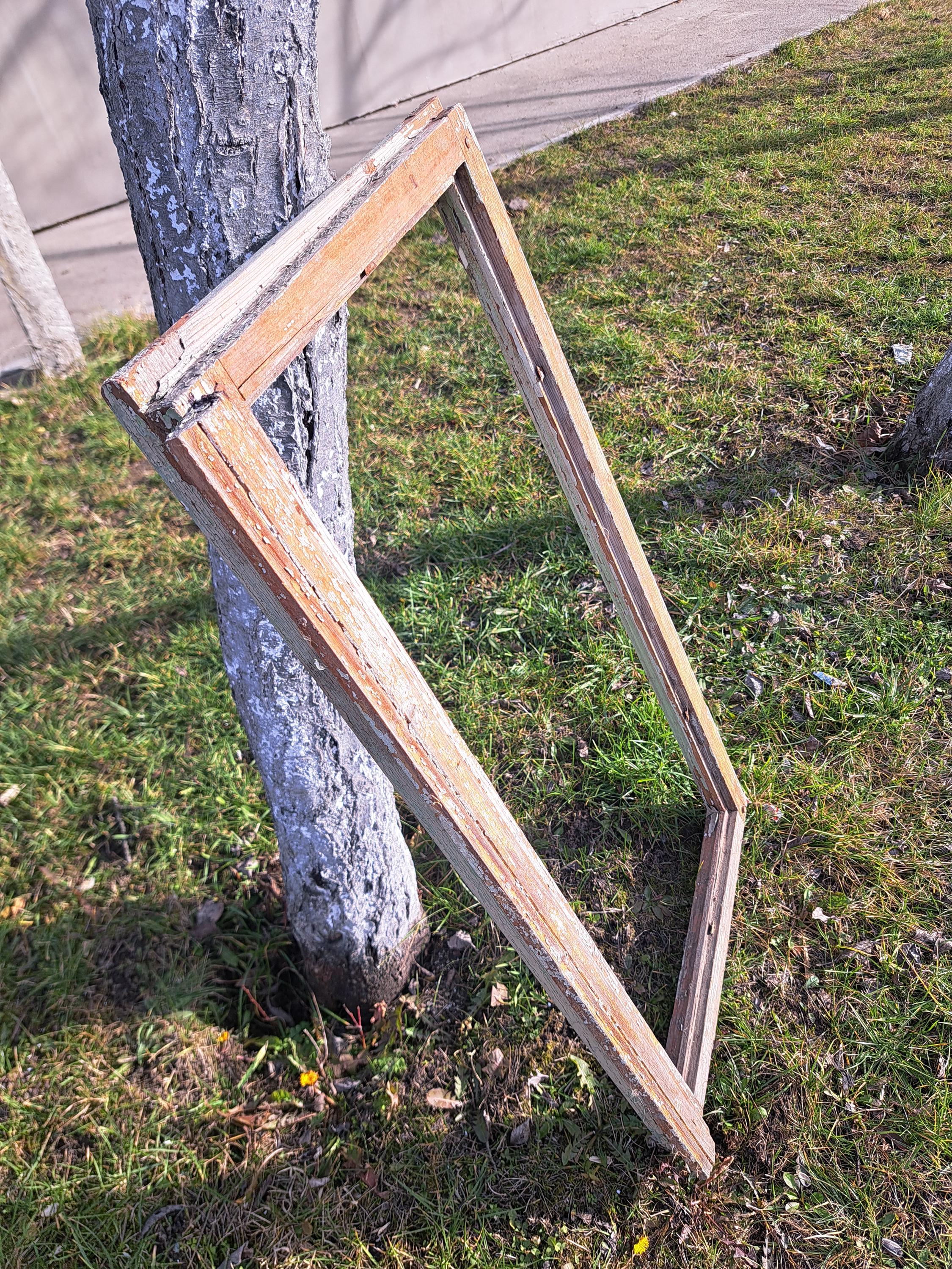 Vintage Farmhouse Brown Wooden Window Frame Wall Decor, Rustic Window ...