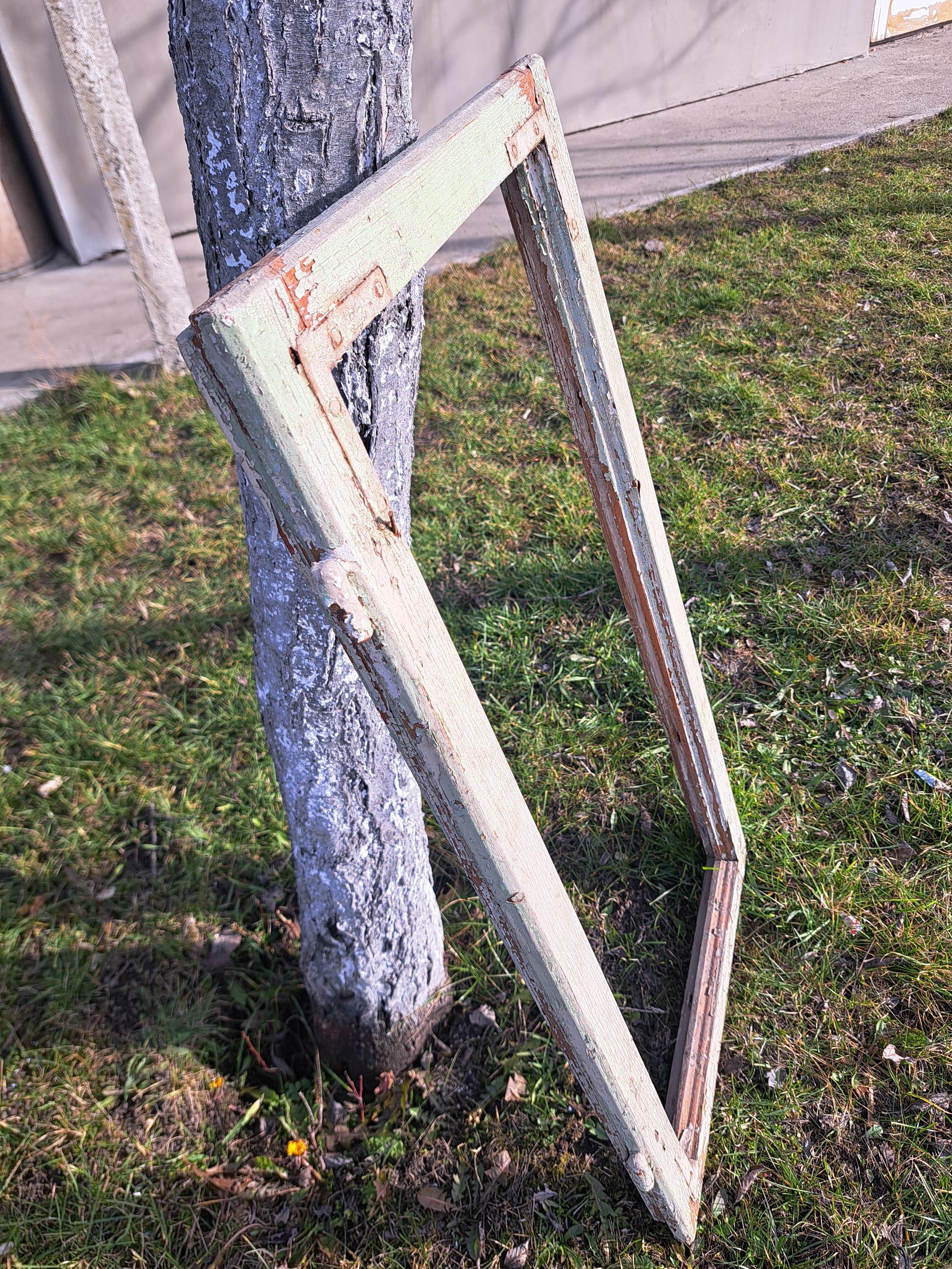 Vintage Farmhouse Brown Wooden Window Frame Wall Decor, Rustic Window ...