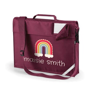 Cartable enfant personnalisé, sac de devoirs 5 l, cartable pour la rentrée, cartable personnalisé pour chambre d'enfant, sac bandoulière, sac prénom préscolaire
