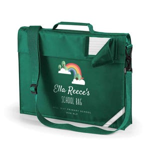 Cartable enfant personnalisé, sac de devoirs 5 l, cartable pour la rentrée, cartable personnalisé pour chambre d'enfant, sac bandoulière, sac prénom préscolaire