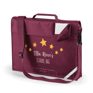 Cartable enfant personnalisé, sac de devoirs 5 l, cartable pour la rentrée, cartable personnalisé pour chambre d'enfant, sac bandoulière, sac prénom préscolaire