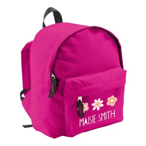 Sac à dos unisexe personnalisé pour enfants – Sac d'école avec nom personnalisé pour garçon ou fille | Sac à dos pour tout-petit pour la maternelle, la maternelle et l'école