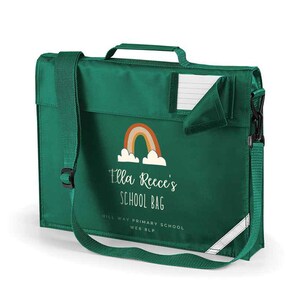 Cartable enfant personnalisé, sac de devoirs 5 l, cartable pour la rentrée, cartable personnalisé pour chambre d'enfant, sac bandoulière, sac prénom préscolaire