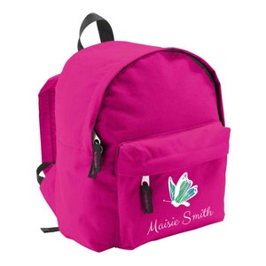 Sac à dos unisexe personnalisé pour enfants – Sac d'école avec nom personnalisé pour garçon ou fille | Sac à dos pour tout-petit pour la maternelle, la maternelle et l'école