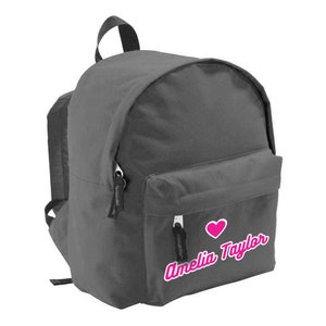 Sac à dos unisexe personnalisé pour enfants – Sac d'école avec nom personnalisé pour garçon ou fille | Sac à dos pour tout-petit pour la maternelle, la maternelle et l'école