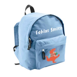 Sac à dos unisexe personnalisé pour enfants – Sac d'école avec nom personnalisé pour garçon ou fille | Sac à dos pour tout-petit pour la maternelle, la maternelle et l'école