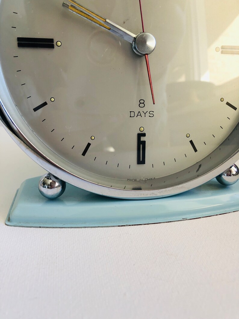 Vintage Five Rams Mantel Alarm Clock Space Age Mint Colored Rare Find ...