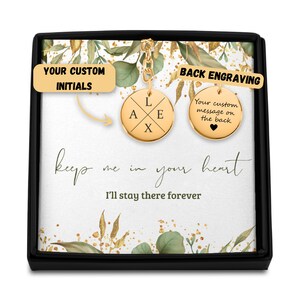 Llavero con iniciales personalizadas, Llavero con letras, Llavero con nombre, Llavero personalizado, Inicial, Llavero personalizado, Llavero, Llavero grabado, Oro