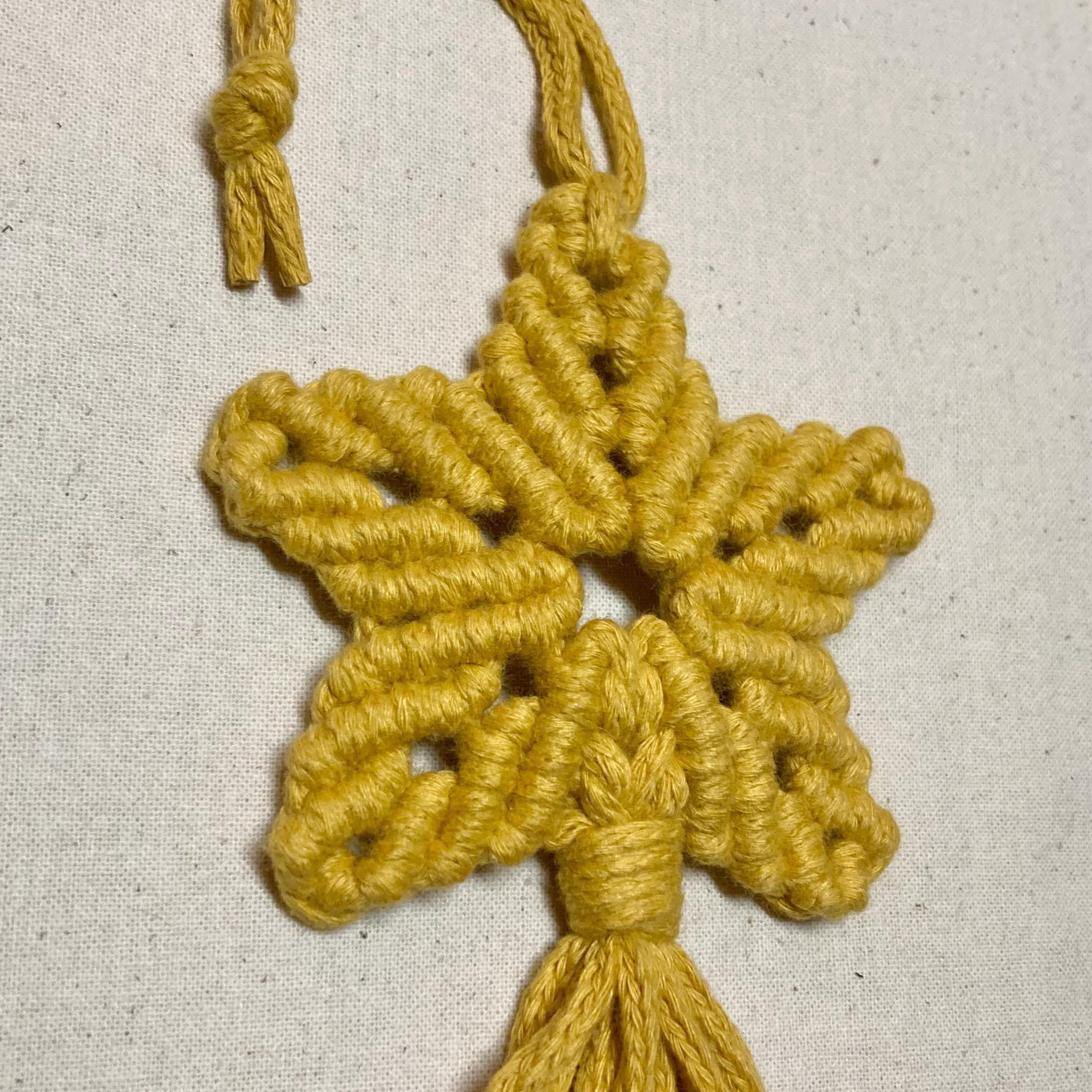 Macrame Star Wall Hanging Multi-Colour