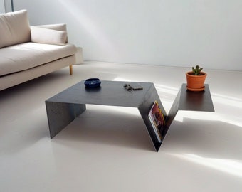 Tavolino moderno in metallo Tavolino centrale Tavolino minimalista per mobili moderni