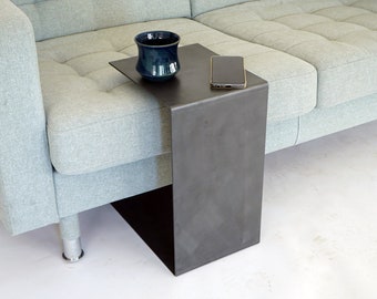 C Side Table | Metal Coffee Table | C Table | Metal Side Table | Unique Modern Coffee Table