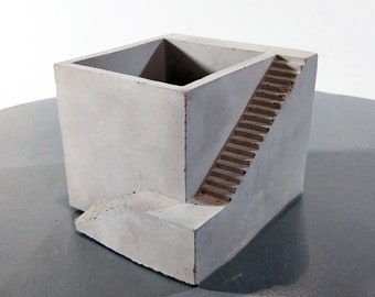 Concrete Flower Pot Urban Design Home Decor