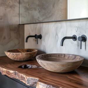 Floating Vanity, Live Edge Vanity, Walnut Vanity Top, Bathroom Wooden Vanity ,Bathroom Vanity, Vanity Top