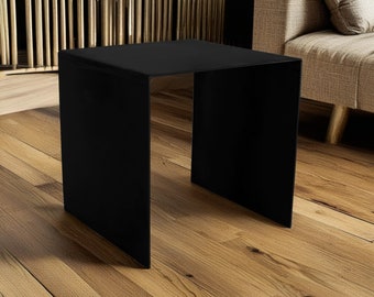 Black Coffee Table | Black Metal Coffee Table | Modern Coffee Table | Metal Side Table | Coffee Table