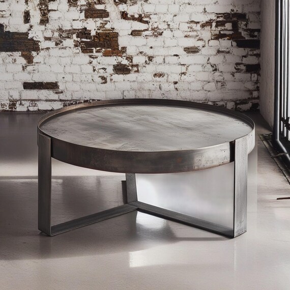 Metal Coffee Table Low Coffee Table Small Modern Coffee Table Unique Home Decor Furniture Etsy