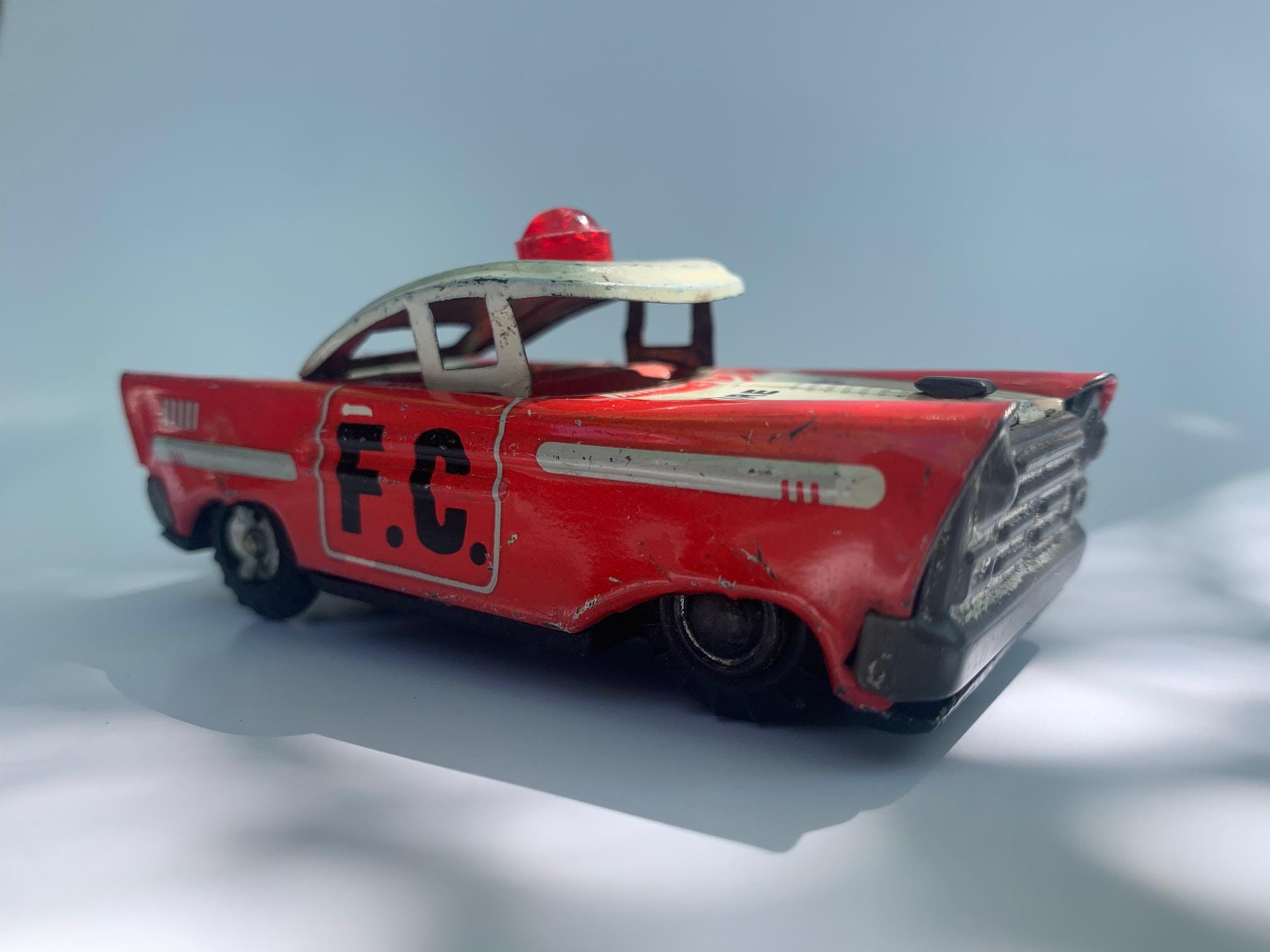 Fire chief tin car - Etsy 日本