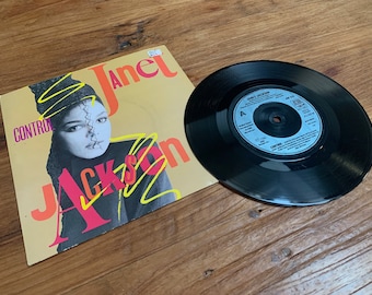 Janet Jackson Control / Pretty Boy 1984 7" vinyl single 45 rpm