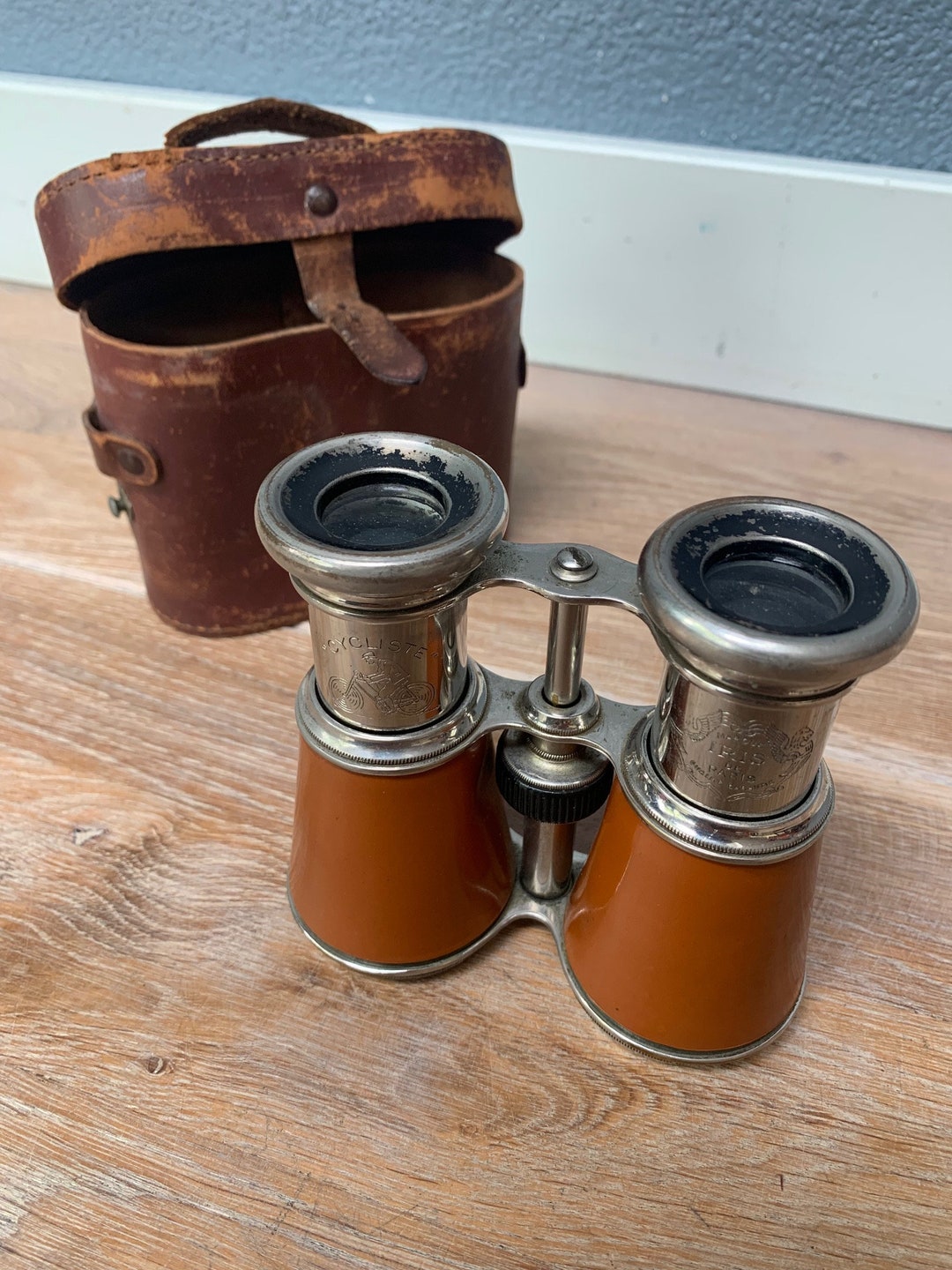 Antique French Binoculars Cycliste, Iris De Paris. Theater Glasses Cognac Paris French Etsy