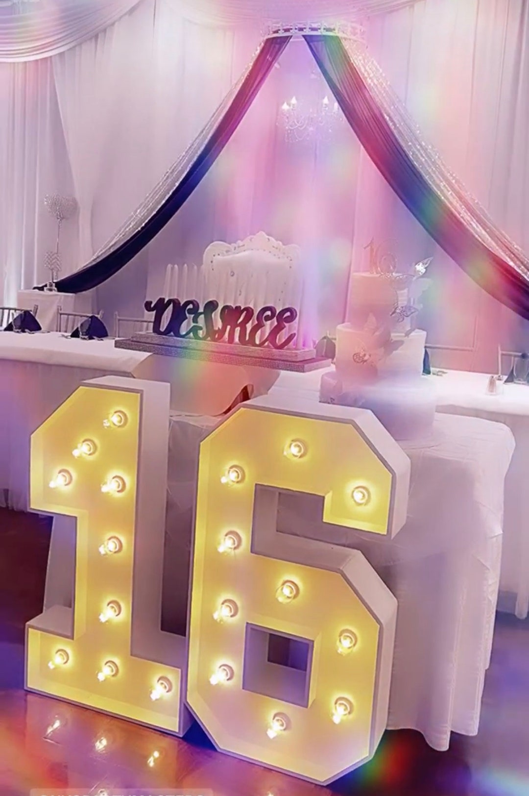 Sweet 16 Candelabra, Quinceanera Candelabra, Candelabra Candles Etsy