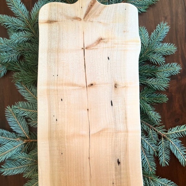 Maple Live Edge Cutting Board Etsy