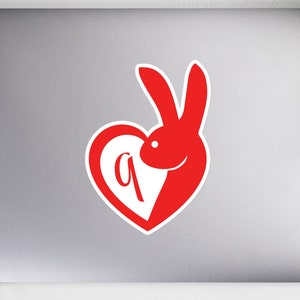 Bleachbunny Sticker, Bleached Stickers, Queen Of Hearts Gift, QOH, BWC, Raceplay, Interracial, White Owned, Colonized, BWC Only