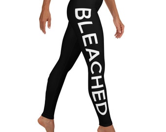 Gebleichte Leggings, Queen Of Hearts Leggings, QOH Leggings, BWC Leggings, Hotwife Leggings, Cuckold Leggings, Interracial Leggings