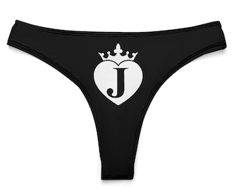 Jack Of Hearts Crown Thong, JOH Thong, Raceplay Gift, Bleached, Bleachbunny, BWC, Interracial, White Owned, Colonized, Sissy