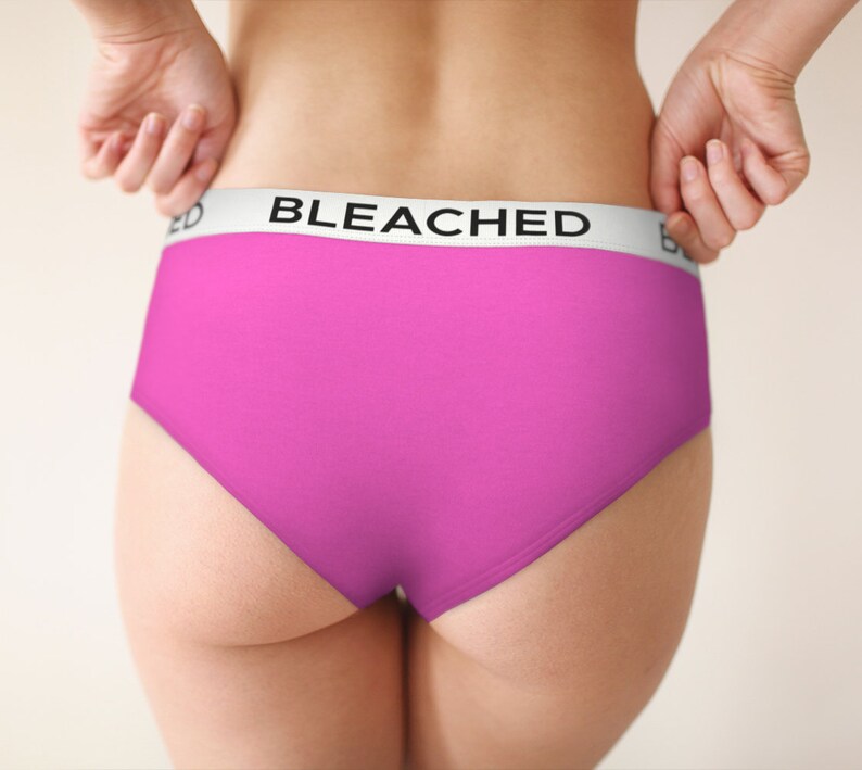 Bleached Cheeky Panties Queen of Hearts Panties QOH Panties Etsy