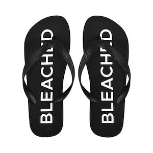 Bleached Flip Flops, Queen Of Hearts Flip Flops, Raceplay Gift, Bleached, Bleachbunny, BWC, QOH, Interracial, White Owned, Colonized
