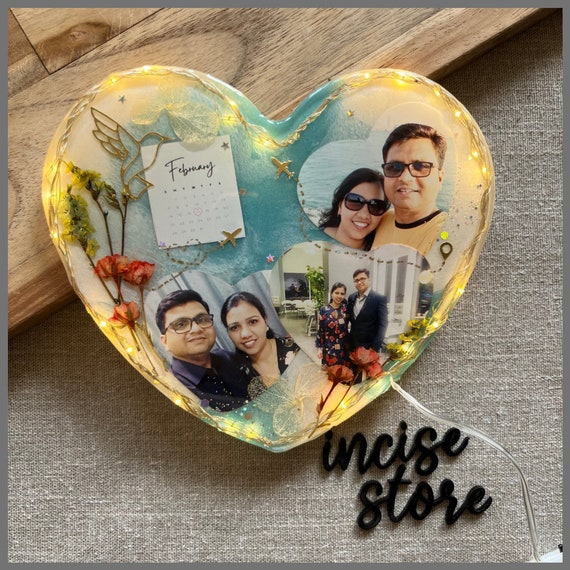 Personalized cheap heart photo