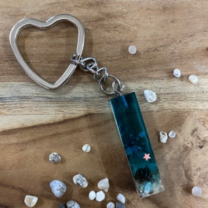 Custom Letter Initial Resin Keychain with or without names Personalized Keychain Different styles available image 5