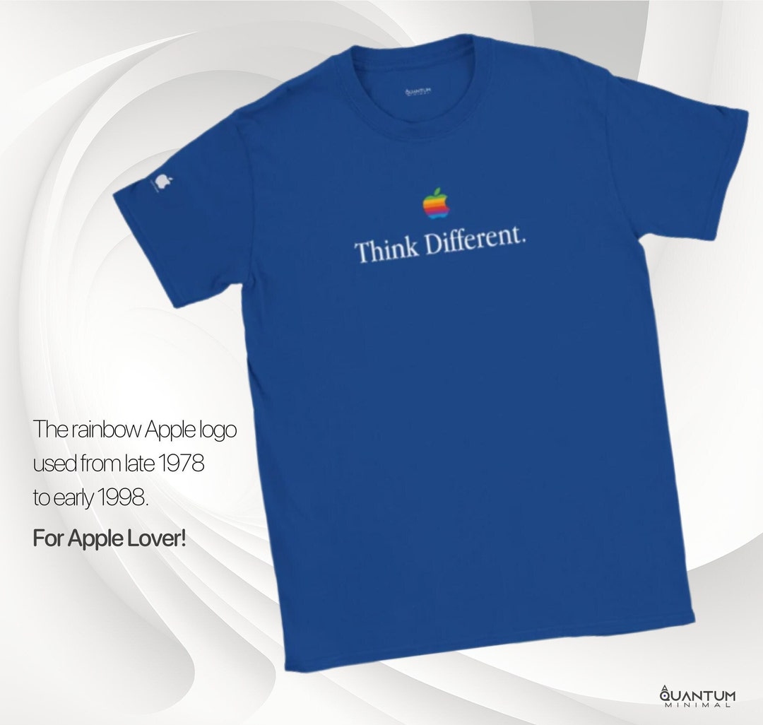 Apple Think Different, Premium Unisex Crew Neck Tshirt, Gift for Apple