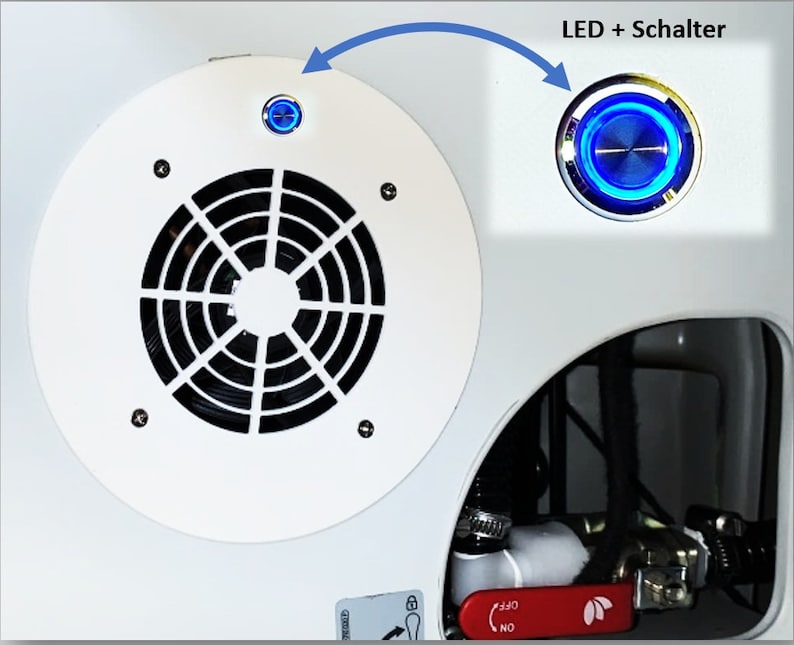 LED fan for refrigerator VW California T5.2 T6.0 T6.1 image 1