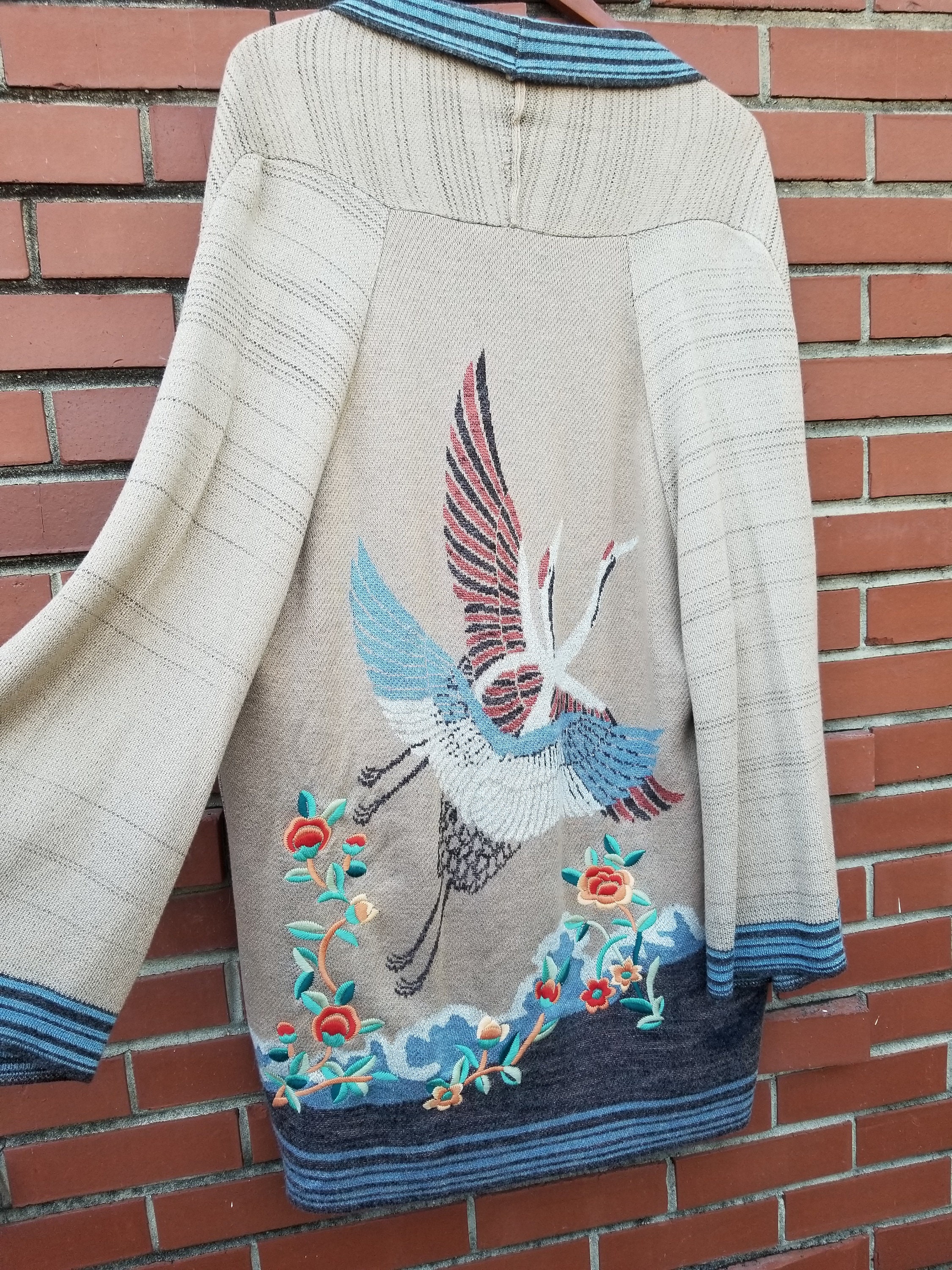 Anthropologie Crane Sweater Cover Wool Large Etsy