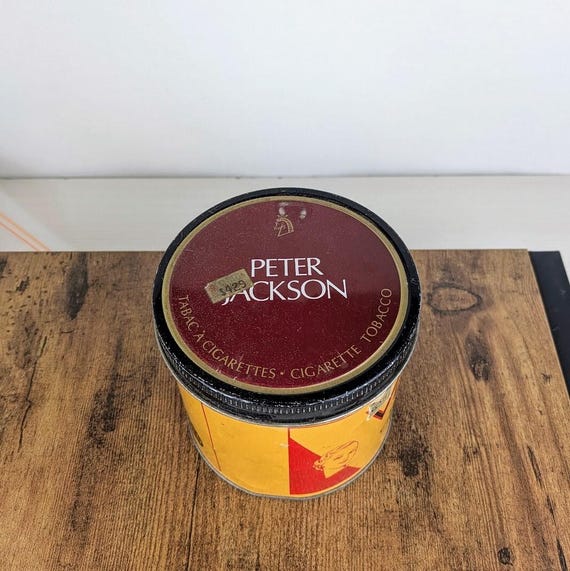 Vintage Vogue Tobacco Tin – French Canadian – Peter Jackson Lid – Retro  Display Collectible