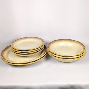 Mikasa Whole Wheat Stoneware Set E8000 Japan 1970s Plates Bowls - Etsy