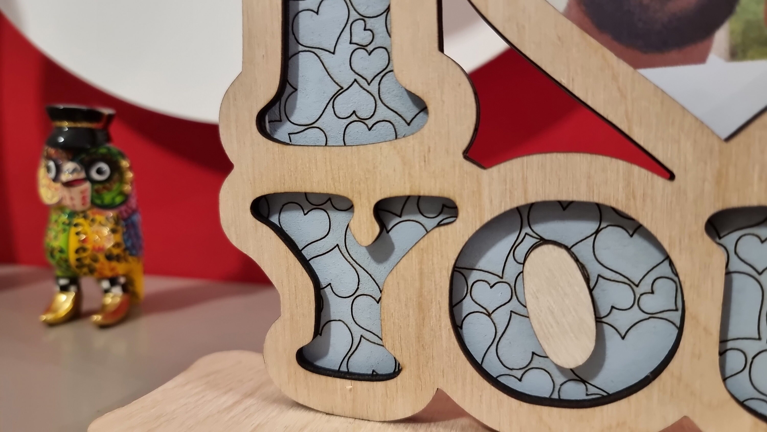 Love Photo Frame Svg Laser Cut File love Valentine Wedding Gift, Heart Photo Frame, Anniversary