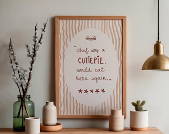 Hand-painted Kitchen Print, Cozy Coffee Corner Wall Art (Digital Download)
