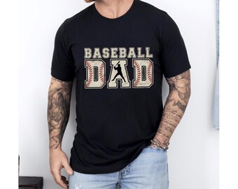 Baseball Dad Shirt | Vintage Style Game Day Tee