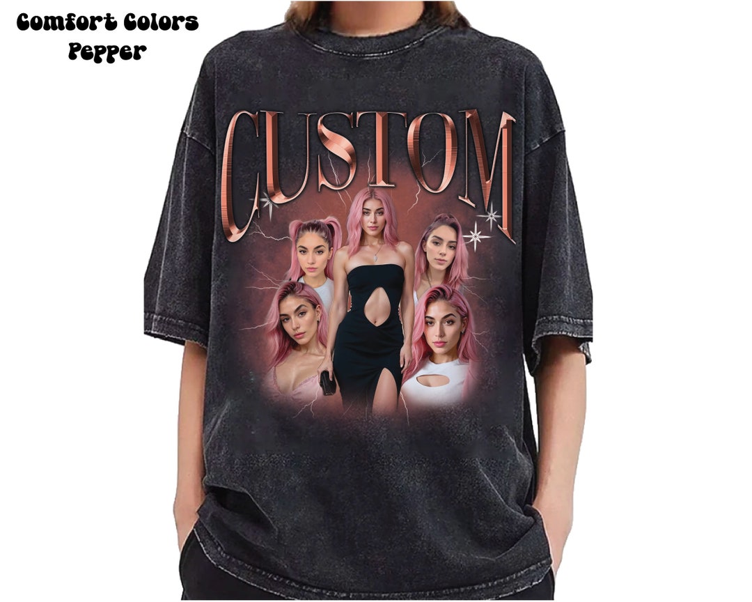 Custom Bootleg Rap Tee: Personalized 90s Graphic T-shirt - Etsy
