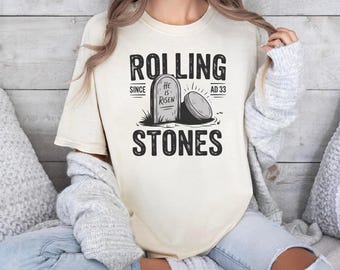 He Is Risen Comfort Colors Tee | Christian Easter Shirt