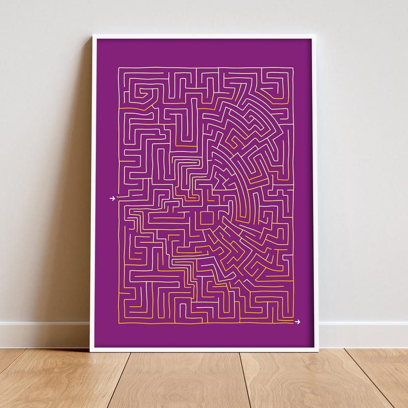 Labyrinth Poster A5 - Etsy