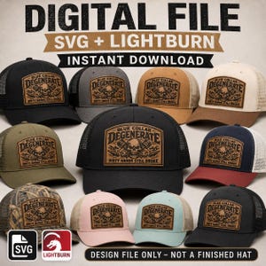 Blåkrage Degenererad SVG, Mekaniker Skull Hat-fil (digital nedladdning)