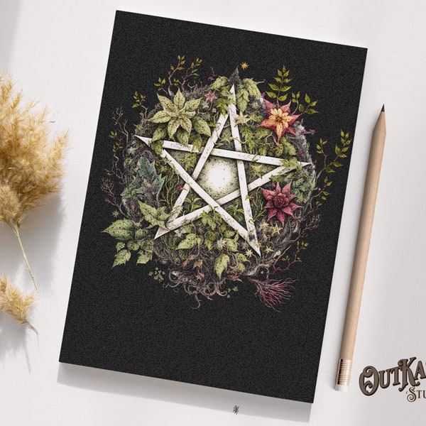 Book of Shadows,  Book of Spells, Grimoire, Magic Book, Blank Journal, Wiccan, Pagan, Hardcover Journal Matte