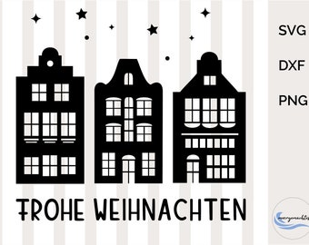 Houses Bundle, Houses, Christmas Houses, Christmas SVG, Christmas svg, DXF, Merry Christmas, Cut files, Plotter file, Cricut, Silhouette