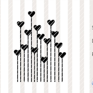 SVG hearts, love, wedding, friendship, DXF, PNG, plotter file, Cricut, Silhouette