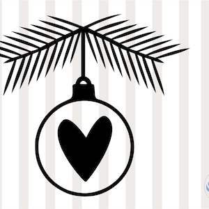 Christmas ball SVG, Christmas ball svg, Christmas svg, DXF, PNG, Cut files, Plotter file, Cricut, Silhouette
