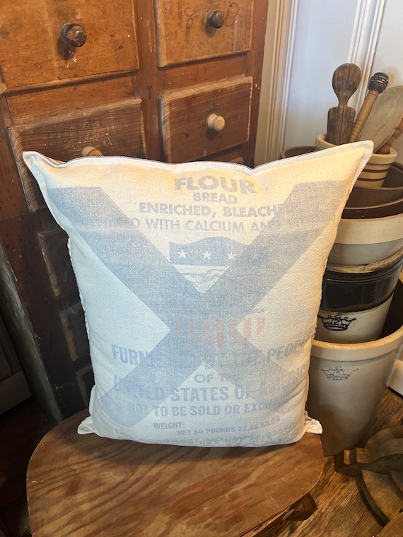Burlap flour sack hotsell